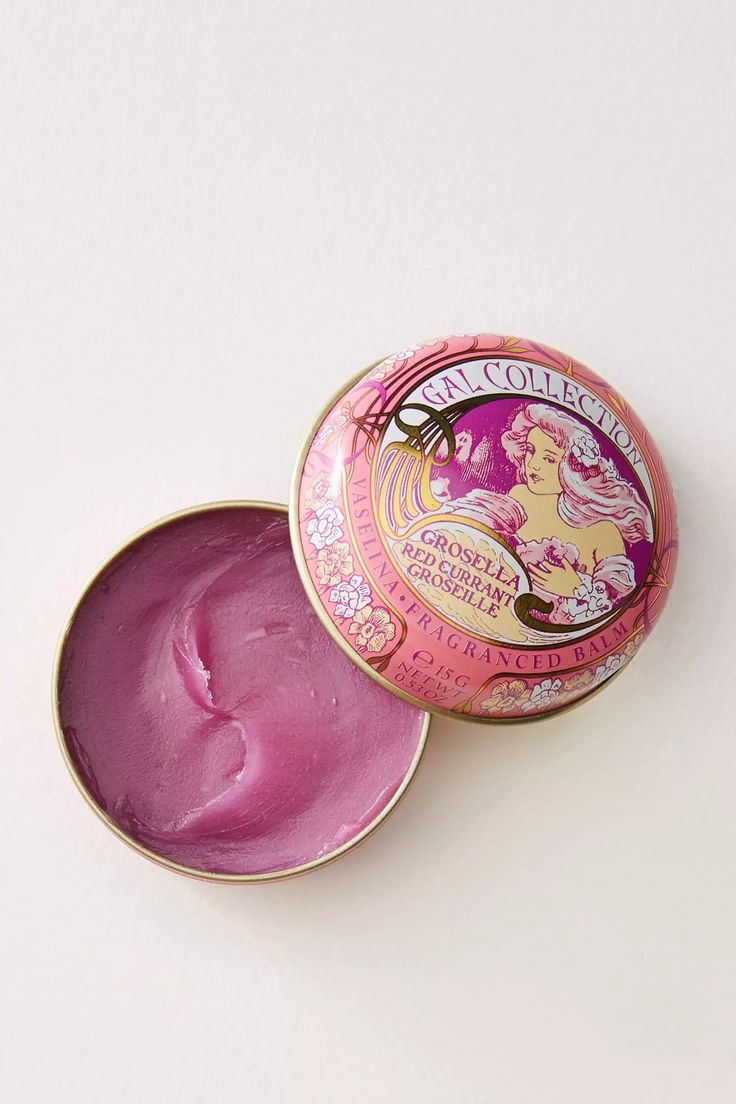 These fragrant and brightly colored beauty balms are from Madrid's renowned Perfumeria Gal brand. Each moisturizing balm delivers a flattering shine and comes in a vibrant, Art Nouveau inspired tin. They're the perfect companion to keep on your nightstand or take on the go! Scented Lip Balm, Smink Inspiration, Lip Butter, Vintage Makeup, Beauty Wellness, Pretty Makeup, Cute Makeup, Makeup Skin Care, Skin Makeup