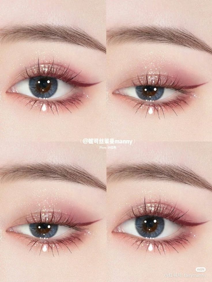 douyin makeup style asian fox eye kawaii baddie makeup tutorial eyelash eyeliner eyeshadow cut crease cute fierce douyin red eye makeup zero two asian Kawaii Baddie, Asian Fox, Red Eyeliner Makeup, Fox Makeup, Under Eye Makeup, Red Eye Makeup, Douyin Makeup, Cute Eye Makeup, Kawaii Makeup