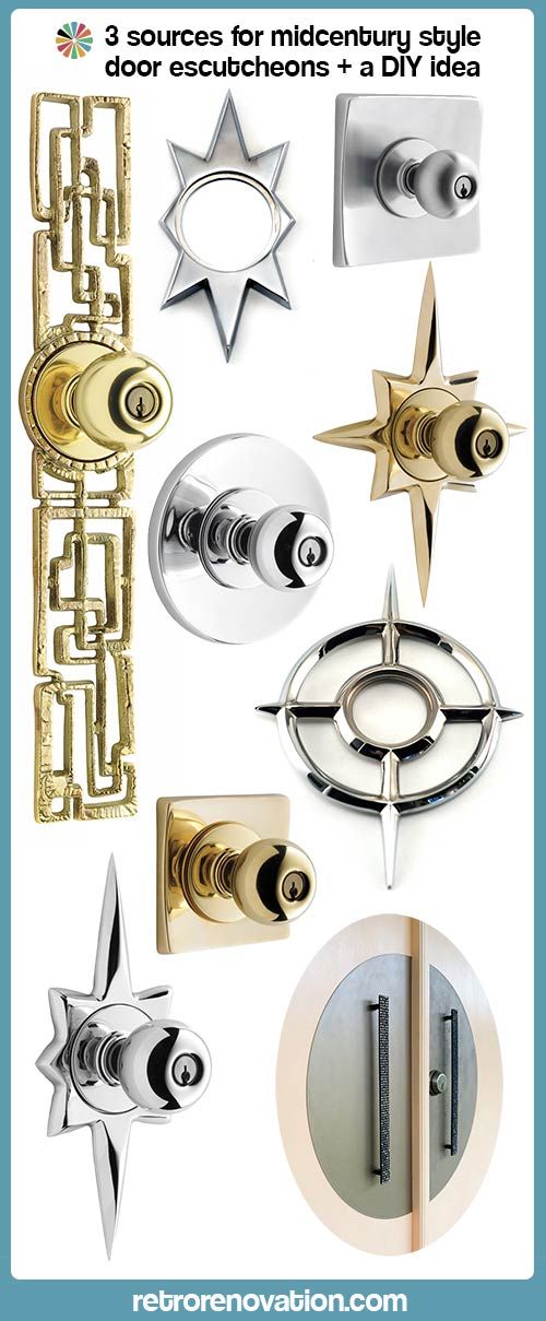 an assortment of door knobs and handles in various shapes and sizes with text overlay