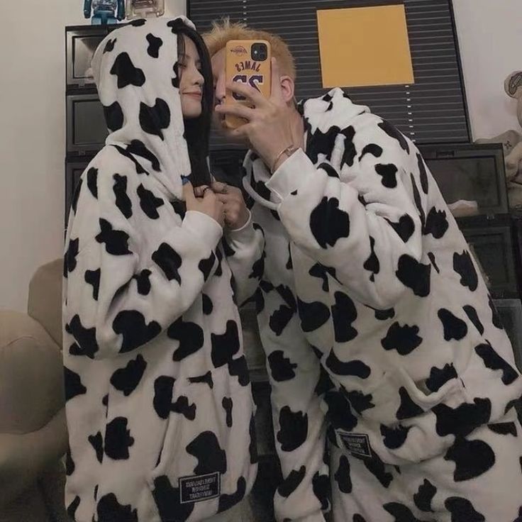 Cute Couple Pjs Pajamas, Winter Pjs Women Pajama Set, Couples Pjs Matching, Halloween Pjs Couples, Couple Onsies, Cute Matching Pjs For Couples, Cow Pjs, Matching Onesies For Couples, Couple Onesies