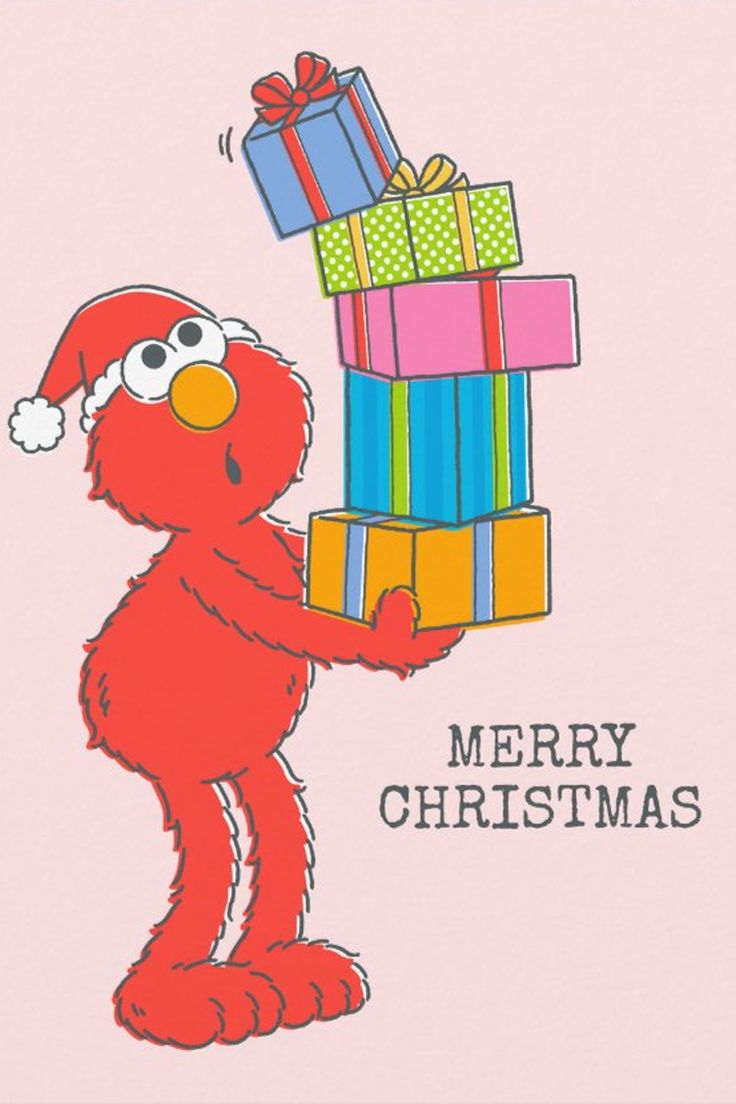 Sesame Street | Vintage Elmo and Presents Postcard
Celebrate the holiday season with Sesame Street! This vintage graphic features Elmo holding a stack of Christmas presents. Elmo Christmas, Funny Cartoon Drawings, Sesame Street Christmas, Happy Birthday Steve, Elmo And Friends, Lockscreen Ideas, Sesame Street Characters, Classic Cartoon Characters, Christmas Time Is Here