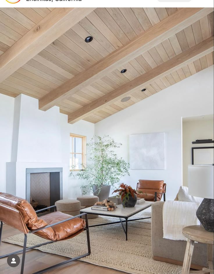 a living room filled with furniture and a fire place