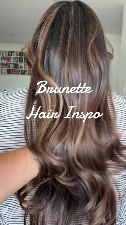 Michael Silvestri | Colorist on TikTok Hair Inspo Brunette, Dark Brunette Balayage Hair, Bronze Hair Color, Caramel Brunette, Dark Brunette Balayage, Caramel Brown Hair, Balayage Hair Caramel, Hair Color Light, Hair Change