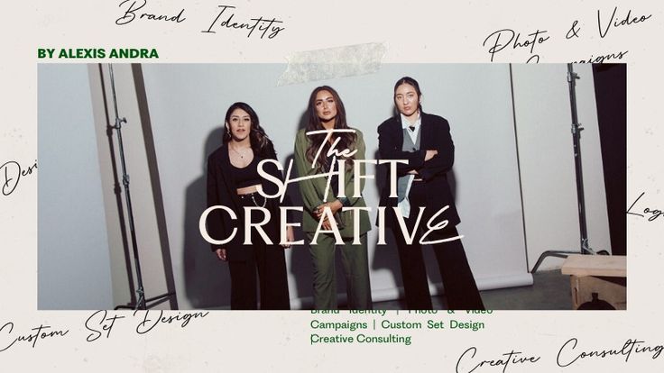 The Shift Creative | Branding & Logo | Set Design | Photoshoots