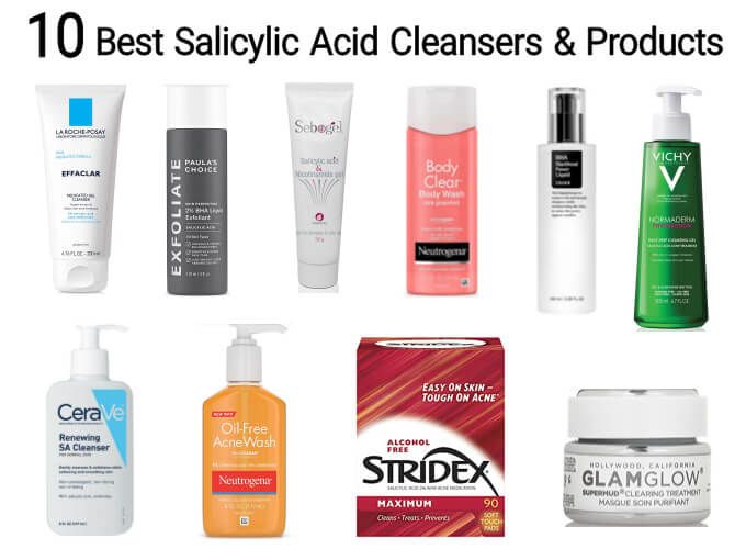 Best Products For Blackheads, How To Use Salicylic Acid, Cleanser For Blackheads, Face Wash For Blackheads, Products For Blackheads, Exfoliate Face Products, Best Acne Face Wash, Salicylic Acid Products, Best Face Wash For Acne