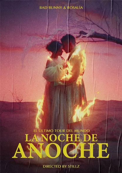 a movie poster for the film lanoche de anoche directed by siliz