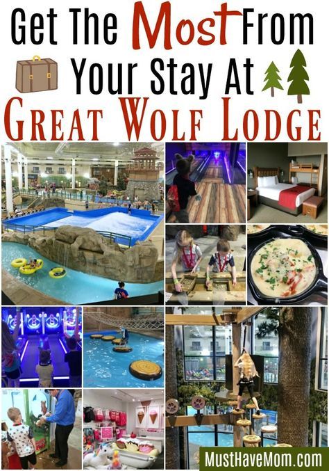 the great wolf lodge has lots of indoor activities to play with and do at it's best