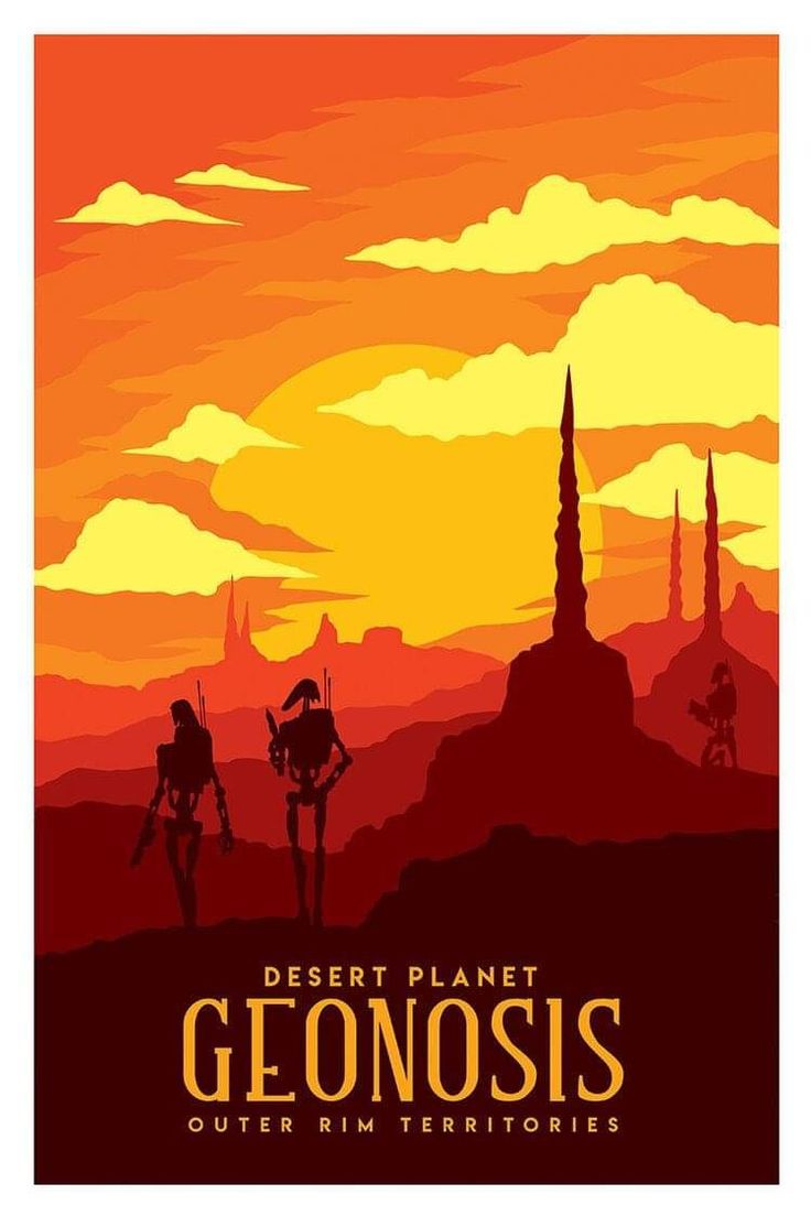 the poster for desert planet glonoisis