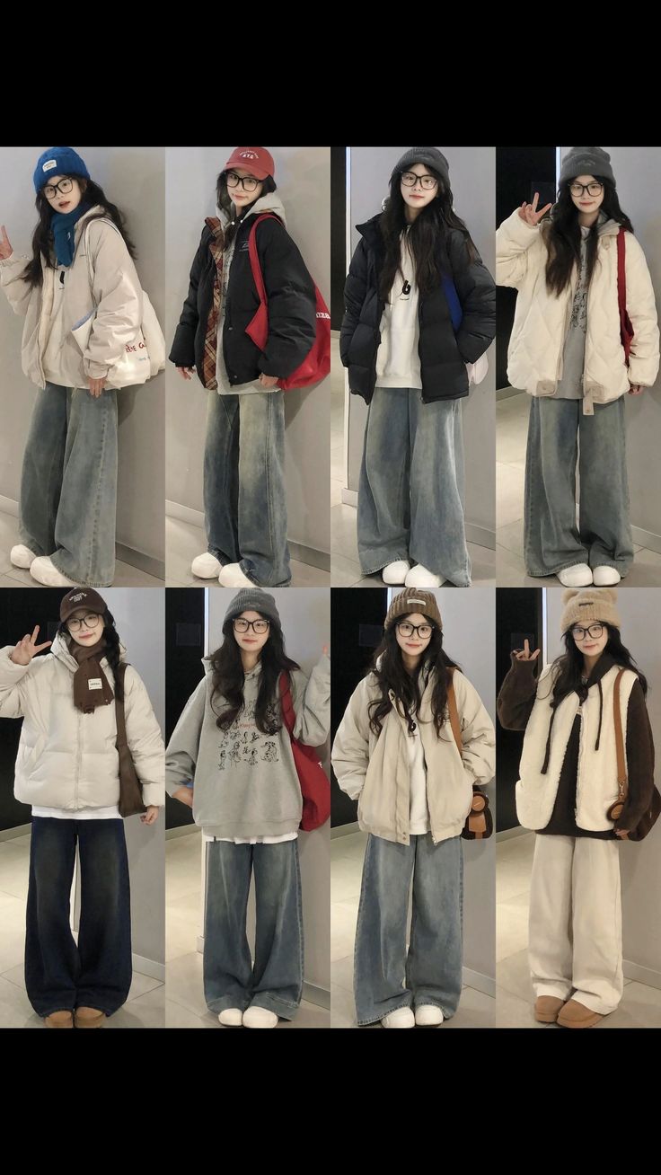 Winter Outfits Chinese, Douyin Street Fashion, Chinese Winter Fashion, Outfit Ideas Korean Style, Japan Outfit Winter, Winter Inspo Outfits, Japan Winter Fashion, Outfit Ideas Korean, Female Clothes Outfits