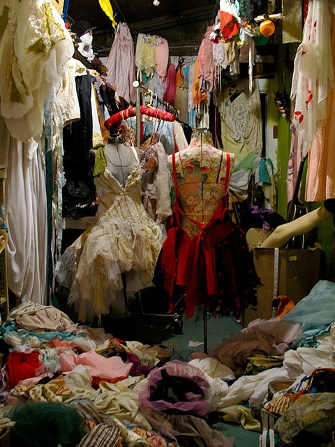 a room filled with lots of different types of clothes