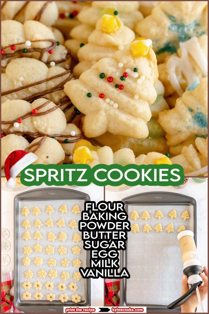 an advertisement for some kind of cookie making machine with the words spritz cookies on it