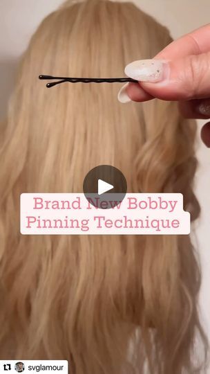 Pinning Front Of Hair Back, How To Use Bobby Pins, How To Use Bobby Pins Correctly, Bobby Pin Hairstyles, Bobby Pin, Half Up Half Down Hair, Modern Salon, Half Up Half Down, Pin It