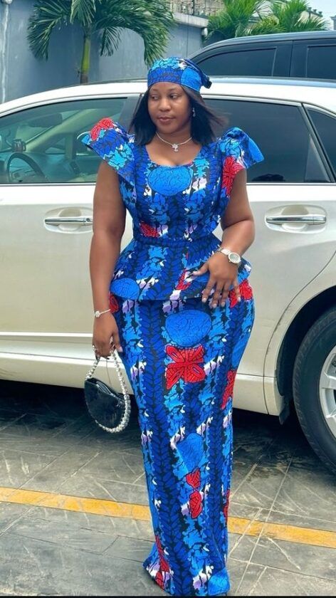 Ankara Skirt and Blouse Skirt And Blouse Designs, Ankara Blouse And Skirt, Latest Ankara Styles For Ladies, Ankara Top And Skirt, Trouser And Top For Ladies, Skirt And Blouse Ankara, Ankara Styles For Ladies, Skirt And Blouse Styles, Ankara Skirt And Blouse Styles