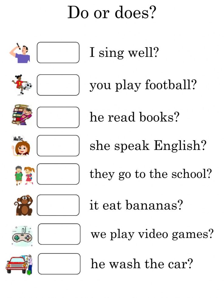 a printable worksheet for children to learn how to read the words in english