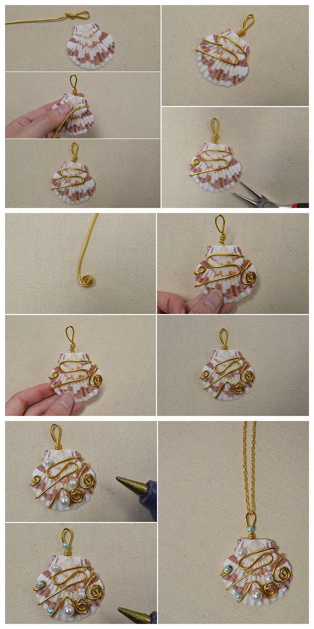 the instructions for making an ornament with beads