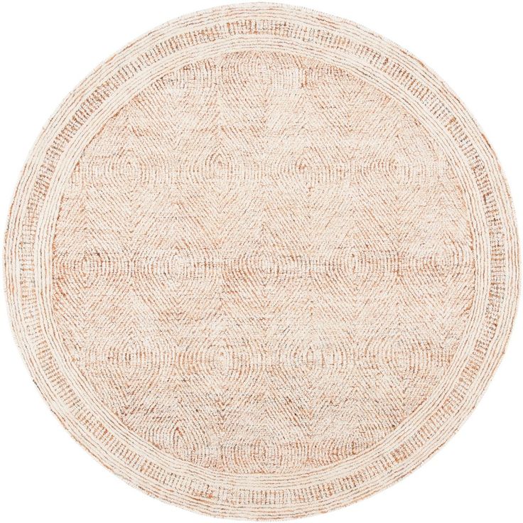 a round rug on a white background