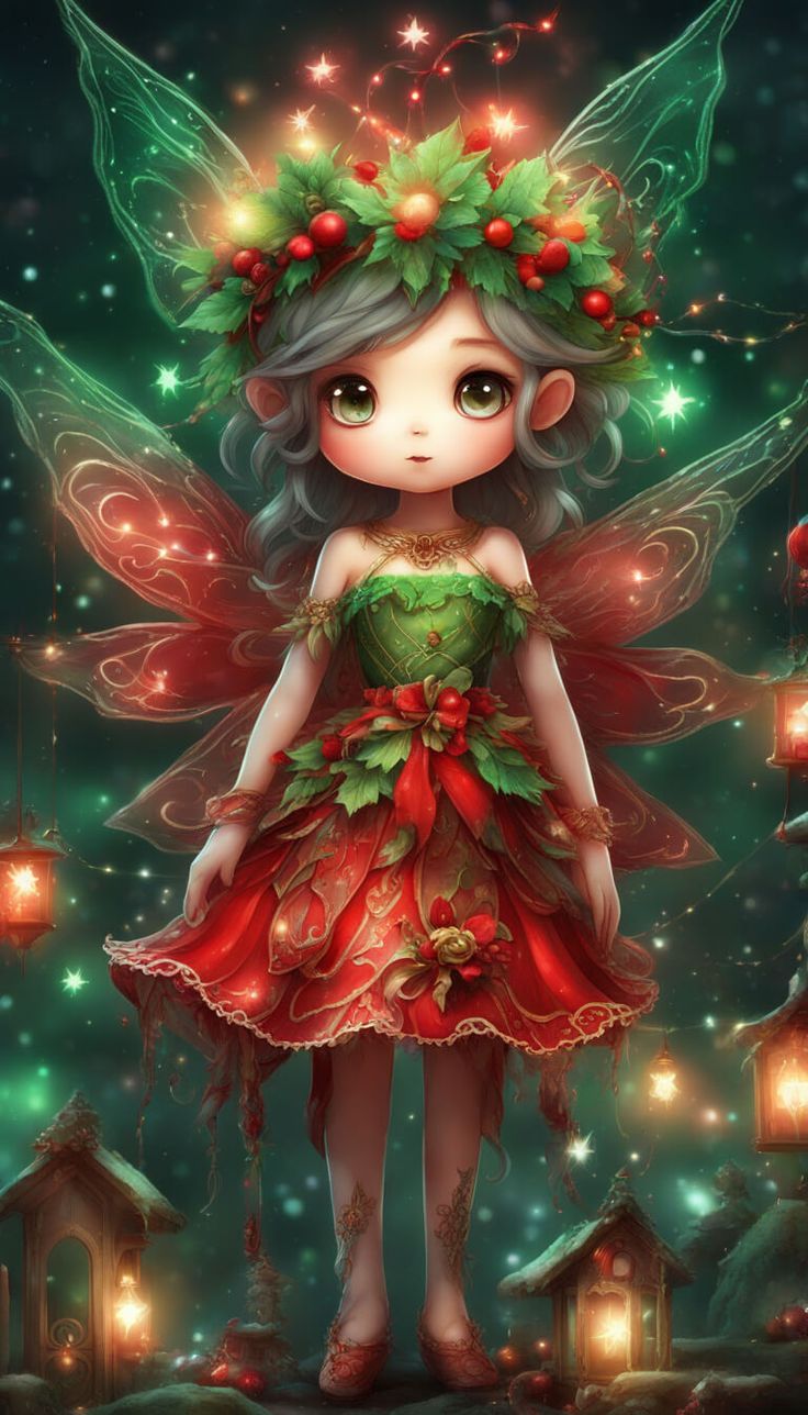 Rainbow Angel, Christmas Tree Fairy, Tinkerbell And Friends, Merry Christmas Pictures, Fairy Images, Fairy Art Dolls, Christmas Artwork, Fairy Pictures, Christmas Coloring Books