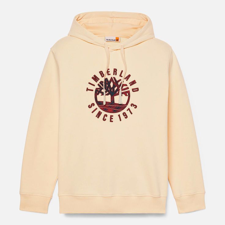 Stay warm and comfy in our holiday graphic hoodie made with 83% cotton and 17% polyester. It features an adjustable hood, ribbed cuffs, and a front embroidered logo graphic Holiday Hoodies, Beige Pullover, Cardigan Shirt, Outdoor Men, Timberland Mens, Chino Trousers, Beige Sweater, Jogger Sweatpants, Outdoor Woman