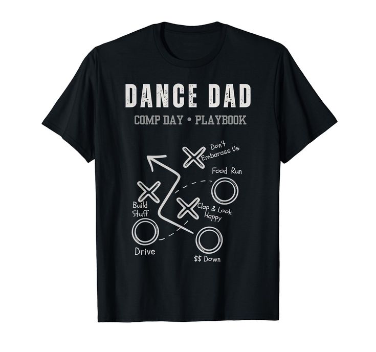 PRICES MAY VARY. Dance dad shirt , dance competition playbook | gifts when daughter dances| fun dance comp shirt for dad Father day Lightweight, Classic fit, Double-needle sleeve and bottom hem Dance Dad Shirt, Dad Birthday Gifts, Dance Comp, Dance Shirts, Dance Competition, Dad To Be Shirts, Branded T Shirts, Geometric Print, Boho Fashion