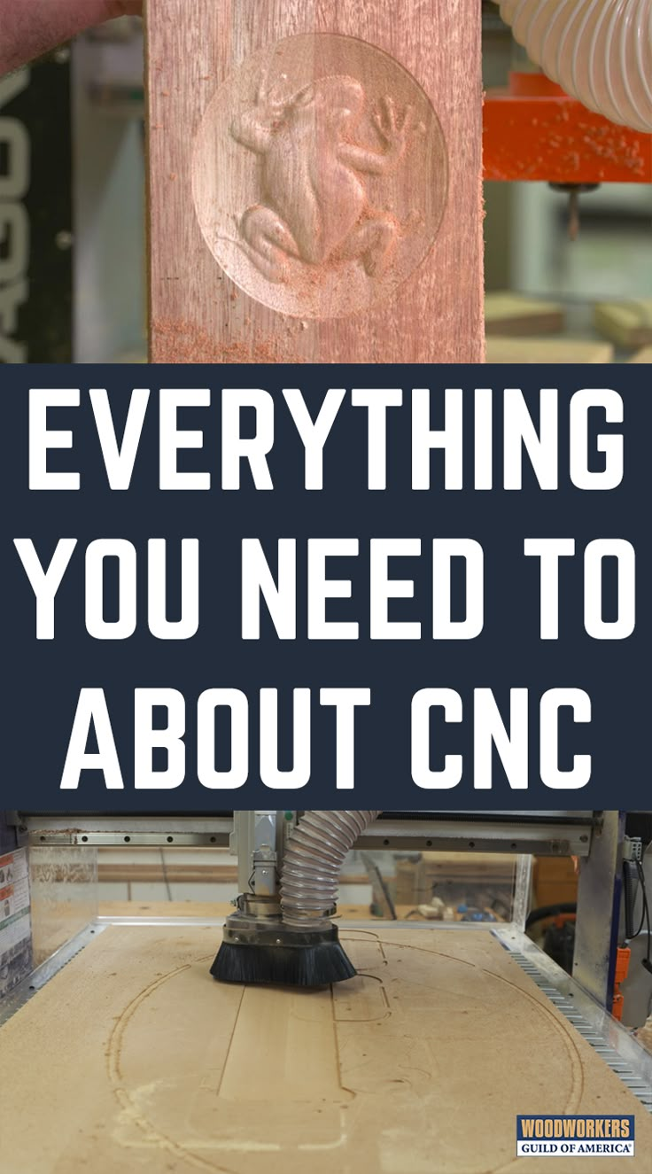 a sign that says everything you need to know about cnc