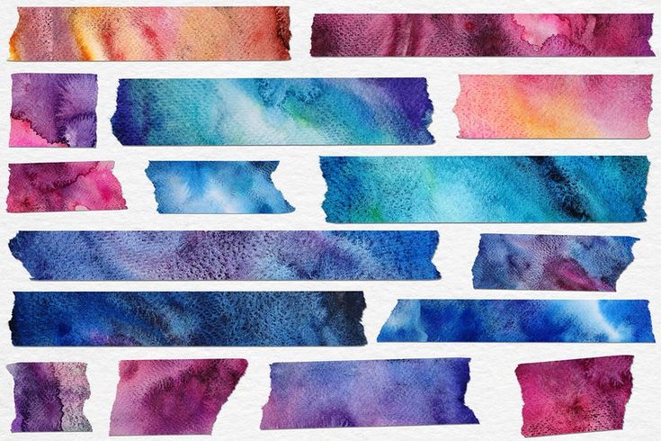 Watercolor Washi Tape Galaxy Watercolor Tape Washi Tape Etsy In 2021 Watercolor Galaxy Masking Tape Art Tape Art