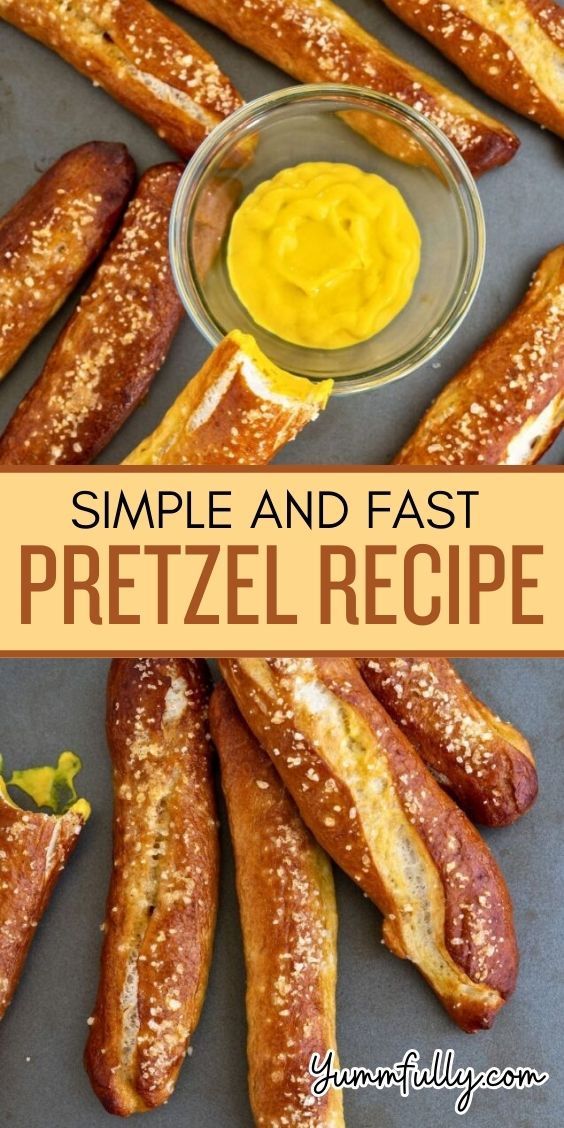 Making fresh pretzel sticks is easier than you think. True, they need a baking soda bath, but this step is easy! Don’t get discouraged by thinking you can’t make pretzels at home. All you need are a few basic kitchen staples, and some elbow grease, and you have the perfect homemade snack. No need to go to the mall for your pretzel fix anymore! Make Pretzels, Pretzel Recipe, Baking Soda Bath, Kitchen Staples, Homemade Pretzels, Pretzels Recipe, Pretzel Sticks, Basic Kitchen, Homemade Snacks