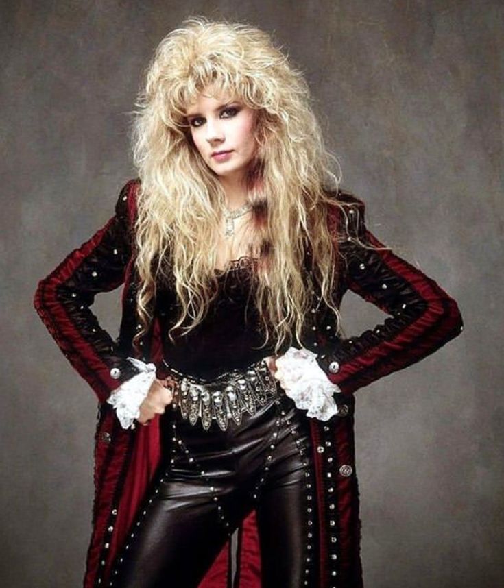 Glam Rock Hairstyles, Metal Hairstyles, Heavy Metal Fashion, Heavy ...