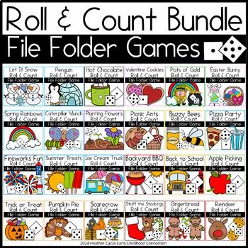 the roll and count game for children to play