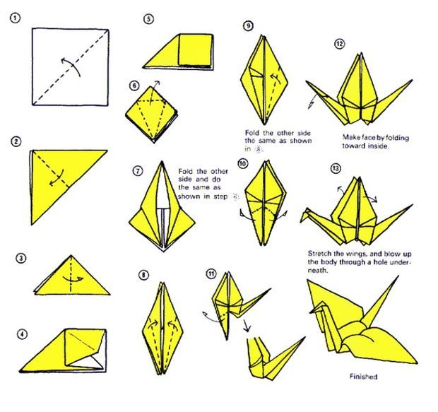 how to make an origami crane - step by step instructions for beginners