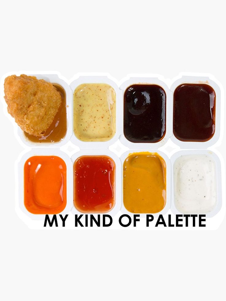 an assortment of different sauces and condiments with the words, my kind of palette