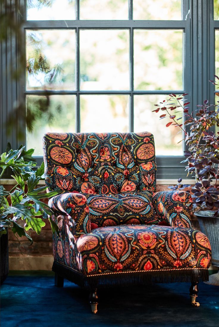 HUDSON CHAIR - SOUL SACRIFICE Fabric Soul Sacrifice, Orange Palette, Living Room Sofa Design, Lighting Wall, Wingback Chair, Woodstock, Luxury Furniture, Sofa Design, Living Room Sofa