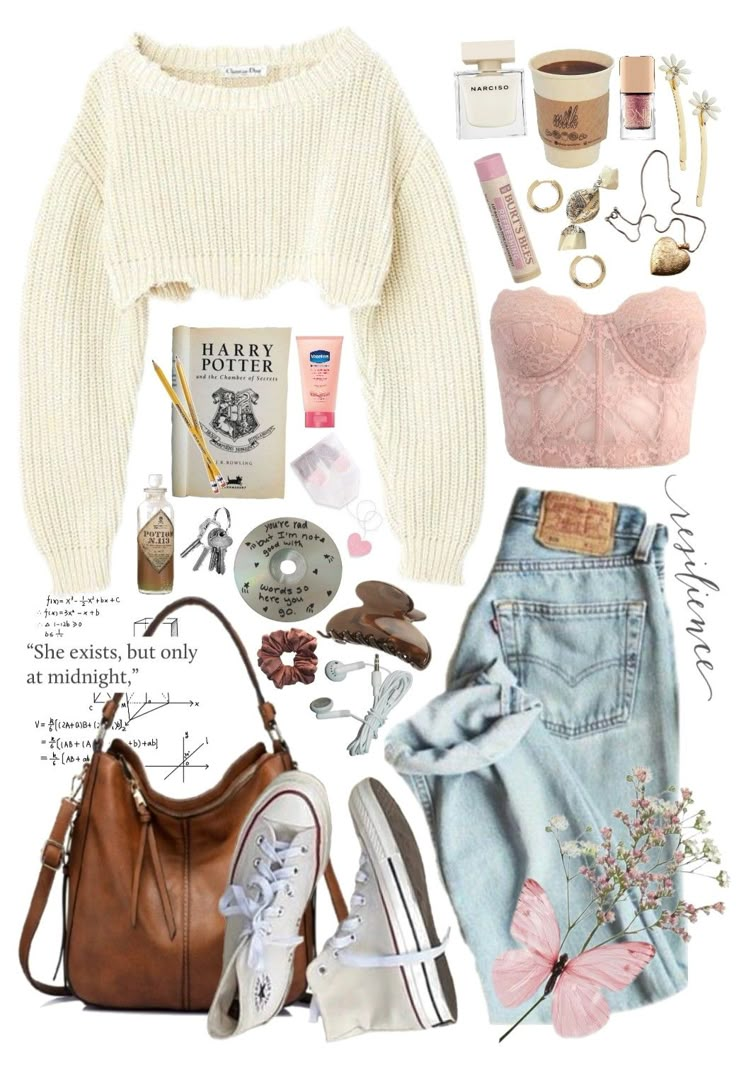 Pastel Boho Fashion, Cute Outfits Soft Aesthetic, Cottagecore Outfits For Winter, Chunky Outfit Ideas, Fashion Inspiration Outfits Summer, Angelcore Aesthetic Outfits Casual, Reading Aesthetic Outfits, Creative Aesthetic Outfit, Wemons Fashion Outfits