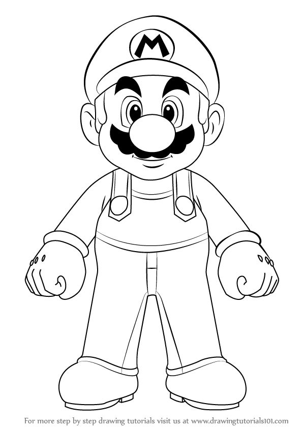 mario coloring pages to print for kids