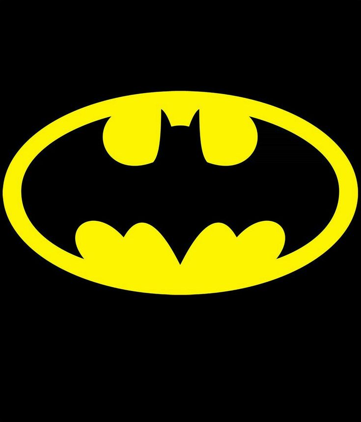 the batman symbol on a black background