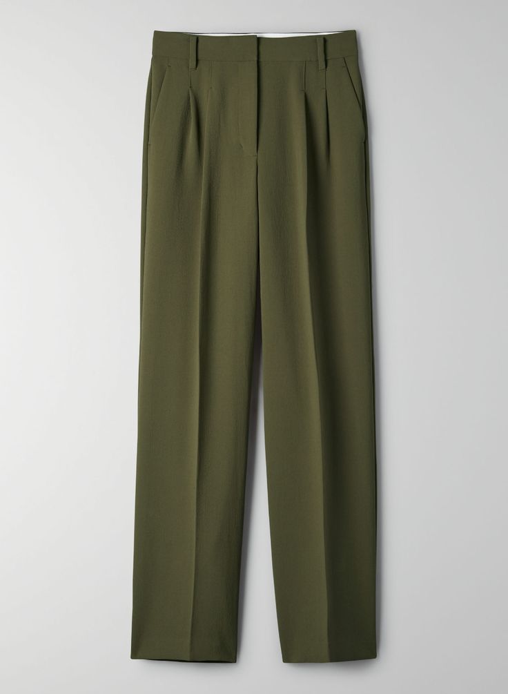 HAZE PANT - High-waisted, pleated wide leg trouser Aritzia Wide Leg Pants, Flatlay Pants, Everlane Way High Drape Pant, Minimal Business Casual, Aritzia Effortless Pants, Chic Non-stretch Pleated Pants, Relaxed Fit Wide-leg Pants With Pleated Waist, High-waisted Pleated Relaxed Fit Pants, Effortless Pant