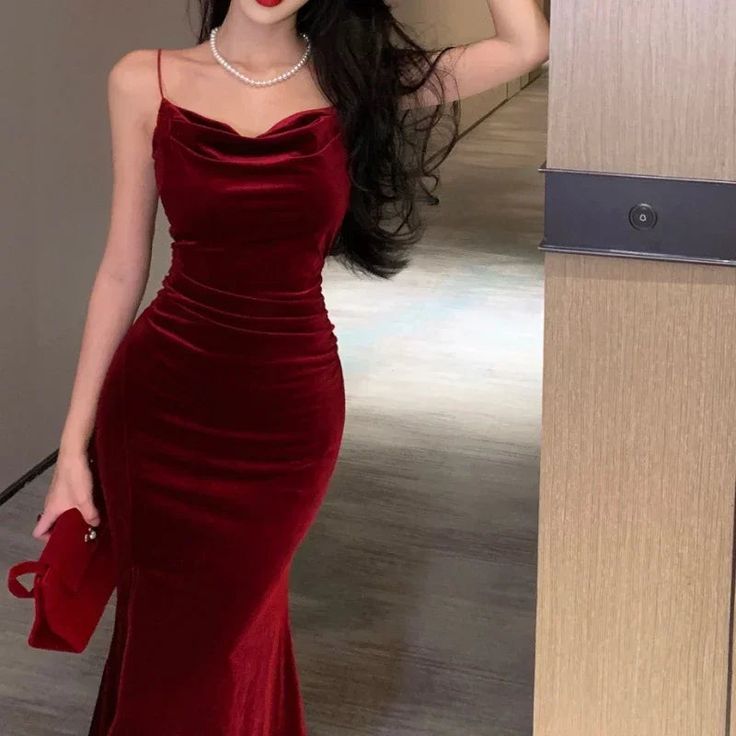 43547067842740|43547067875508|43547067908276|43547067941044 Prom Red Dresses, Dress Party Elegant, Red Dresses For Women, Red Dress Women, Bodycon Midi Dress, Red Dresses, فستان سهرة, Dress Beach, Midi Dress Party