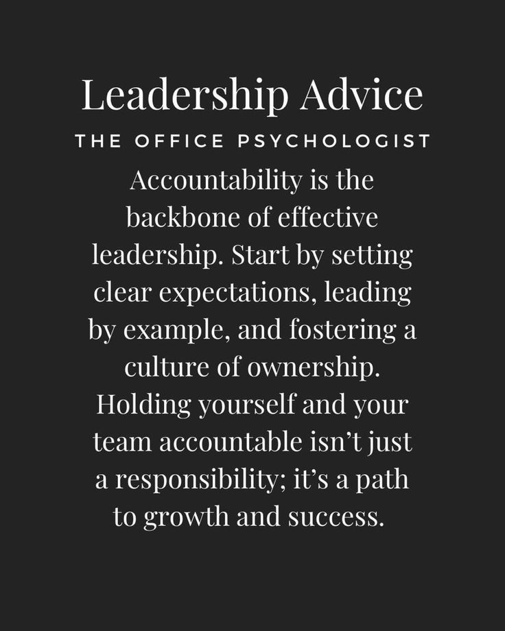 a black and white photo with the words, leadership advice on it's side