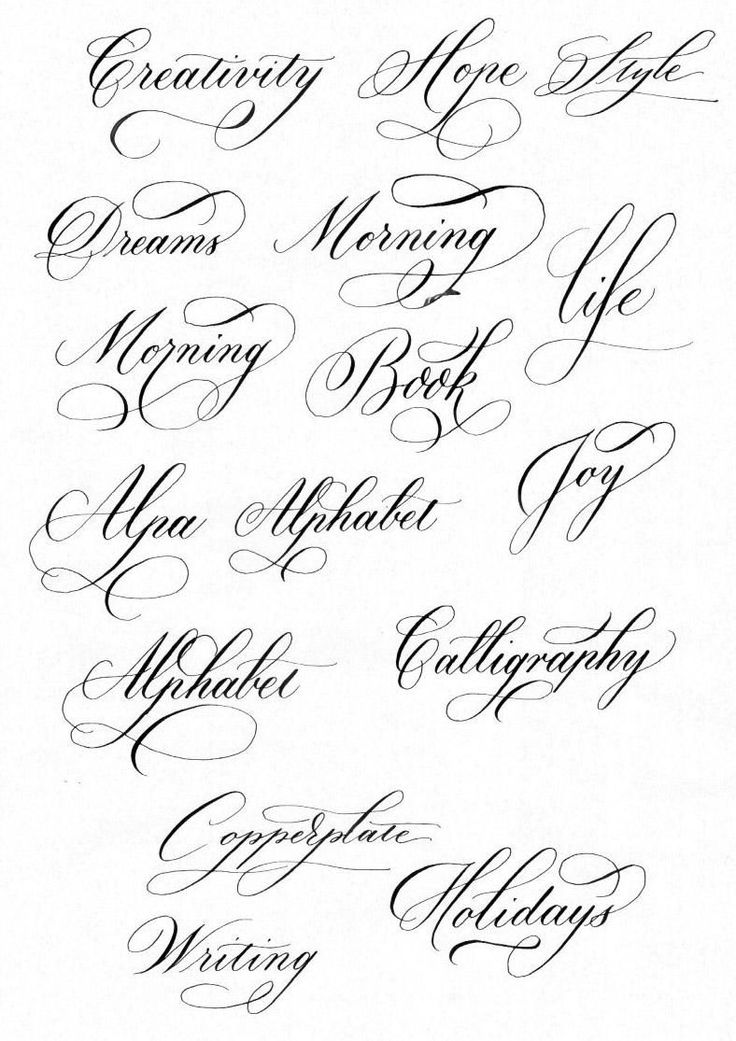 some type of calligraphy that i have done for my wedding day, and it looks like