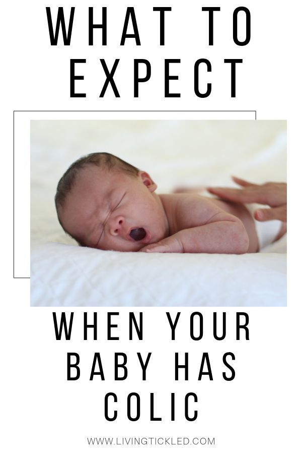 a baby laying on top of a bed with the words what to expect when your baby has