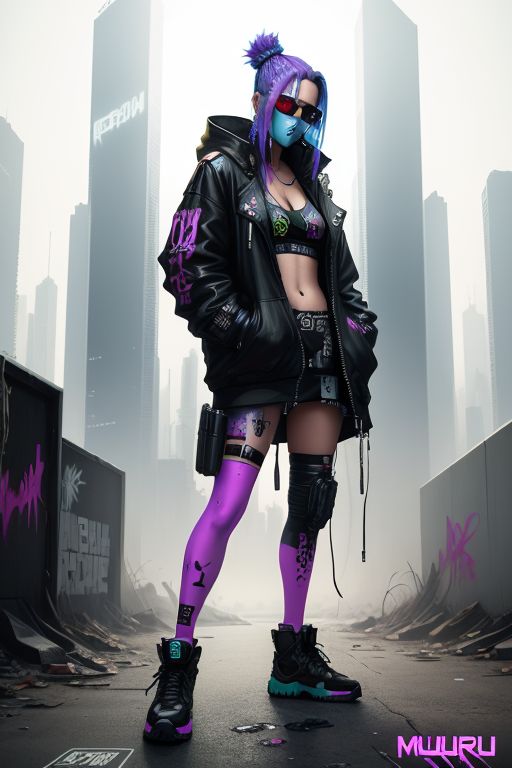 Dystopian Cyberpunk Outfit, Futuristic Punk Fashion, Cyberpunk Fashion Women Neon, Cuber Punk Outfits, Cyberpunk 2077 Fashion, Purple Cyberpunk Outfit, Cyberpunk Girl Outfit, Cyberpunk Outfit Futuristic, Cyberpunk Fashion Women Street Styles