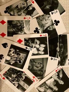 many playing cards have pictures of people on them