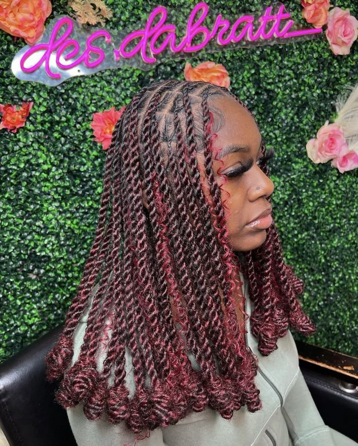 Invisible Locs Bob With Color, Invisible Locs Hair, Boho Invisible Locs, Invisible Locs Hairstyles, Invisible Locks, Merchandising Business, Invisible Locs, Hair Twist, Faux Locs Hairstyles