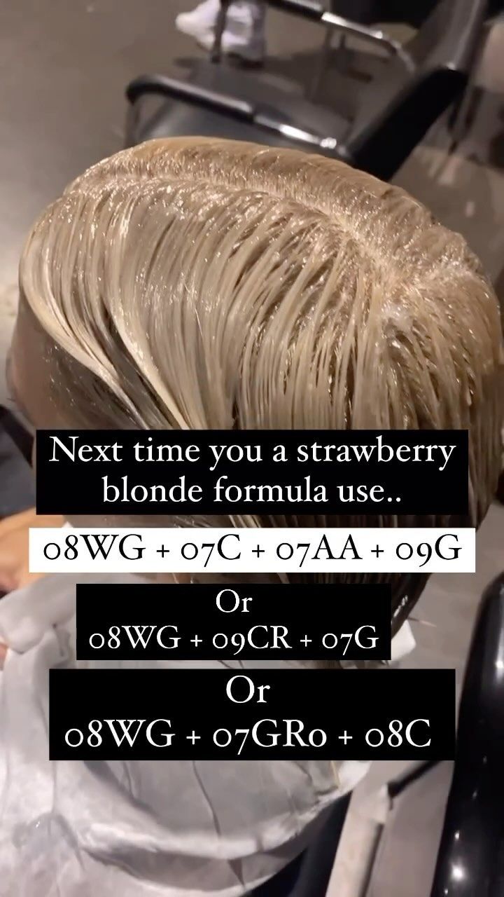 Looking for ways to incorporate the 🆕 Shades EQ Bonder Inside Copper Blondes in to your formulas? Check out this Shades EQ strawberry… | Instagram Redken Champagne Blonde Formula, Shades Eq Blonde, Strawberry Blonde Formula Redken, Strawberry Blonde Toner, Shades Eq Strawberry Blonde Formula, Strawberry Blonde Formula, Strawberry Blonde Shades Eq Formula, Hair Stylist Tips, Redken Hair Color