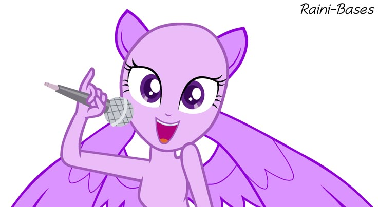 the pinkie is holding a cell phone in her right hand and pointing at it