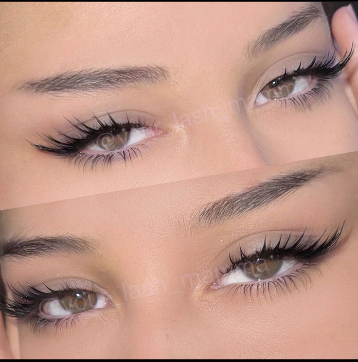 Long Cat Eye Classic Lash Extensions, Lashes Inspo Cat Eye, Cateye Eyelashes Extensions, Anime Cat Eye Lash Extensions, Eyelashes Cat Eye, Open Eye Cat Eye Lash Extensions, Cat Eye With Bottom Lashes, Natural Fake Eyelashes, Lashes Fake Eyelashes