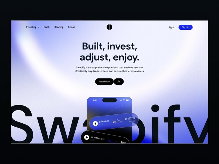 the website for swiff is displayed on a computer screen and it appears to be displaying an image of several credit cards