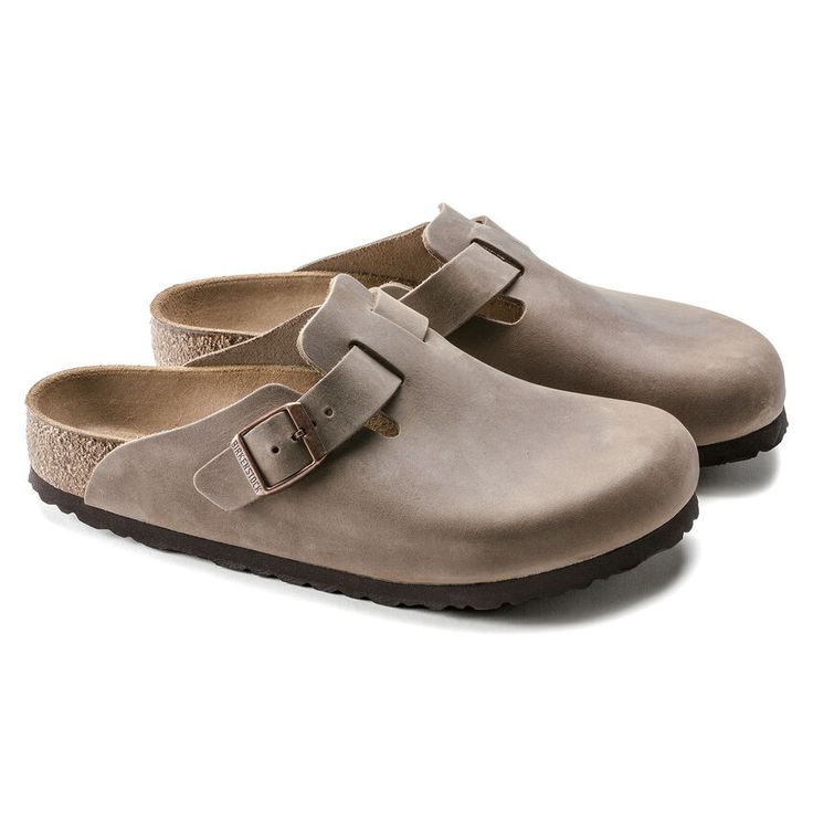 Boston Oiled Leather Boston Clogs, Brown Clogs, Mens Clogs, European Shoes, Leg Muscles, Oil Treatments, Birkenstock Boston, Birkenstock Boston Clog, Leather Clogs