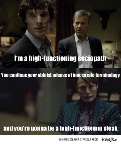 two men in suits and one is talking to each other with the caption that says, i'm a high - functioning