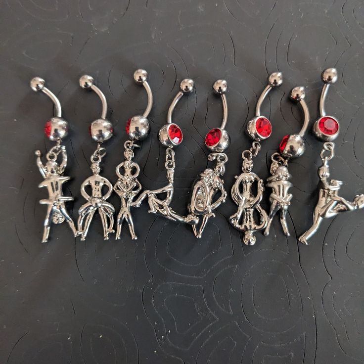 Brand New. Surgical Steel Belly Button Rings. The Pics Tell You What They Are. Belly Button Piercing Plus Size Women, Body Jewerly, Surface Piercing, Belly Piercing Jewelry, Belly Button Jewelry, Navel Jewelry, Belly Jewelry, Button Rings, Belly Piercing