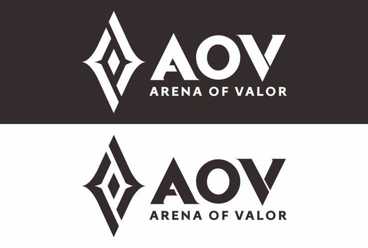 the logo for arena of valor, which has been designed by an artist and designer